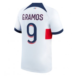 Paris Saint-Germain Goncalo Ramos #9 Replika Udebanetrøje 2023-24 Kortærmet